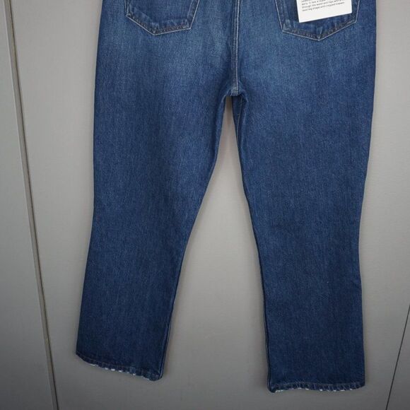 New FRAME Blue Le High 'N' Tight Crop Mini Boot Jeans in Eckhart size 27 - Picture 13 of 15